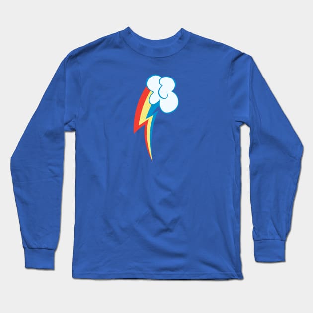 My little Pony - Rainbow Dash Cutie Mark V3 Long Sleeve T-Shirt by ariados4711